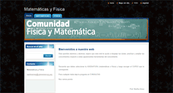 Desktop Screenshot of matematicasyfisicamarista.webnode.es