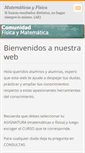 Mobile Screenshot of matematicasyfisicamarista.webnode.es