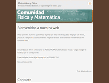 Tablet Screenshot of matematicasyfisicamarista.webnode.es