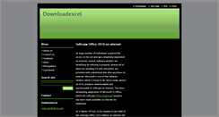 Desktop Screenshot of downloadexcel.webnode.com