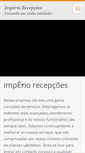 Mobile Screenshot of imperiorecepcoes.webnode.com.br