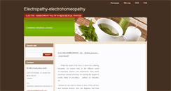 Desktop Screenshot of electropathy-electrohomeopathy.webnode.com
