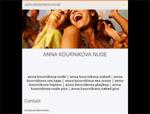 Tablet Screenshot of annakournikovanude.webnode.com