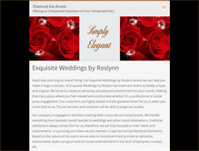 Tablet Screenshot of exquisiteweddingsbyroslynn.webnode.com