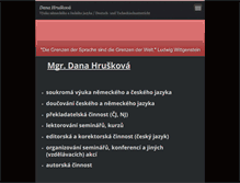 Tablet Screenshot of hruskovadana.webnode.cz