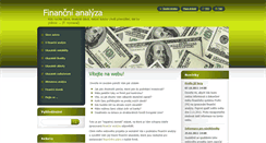 Desktop Screenshot of financni-analyza.webnode.cz