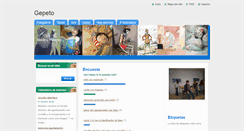 Desktop Screenshot of gepeto.webnode.es
