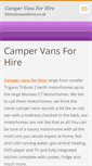 Mobile Screenshot of campervansforhire.webnode.com
