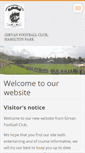 Mobile Screenshot of girvanfc.webnode.com
