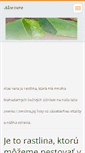 Mobile Screenshot of aloevera-sk.webnode.sk