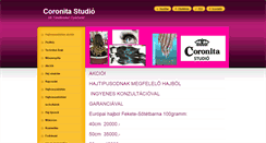 Desktop Screenshot of coronitastudio.webnode.hu