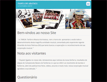 Tablet Screenshot of famua-arataca.webnode.com.br