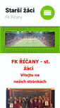 Mobile Screenshot of fkricany.webnode.cz