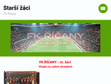 Tablet Screenshot of fkricany.webnode.cz