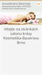 Mobile Screenshot of kosmetika-bauerova.webnode.cz