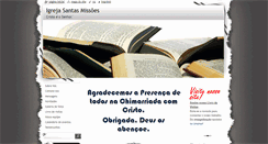 Desktop Screenshot of igrejasantasmissoes.webnode.com.br