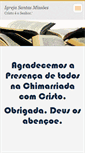 Mobile Screenshot of igrejasantasmissoes.webnode.com.br