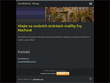 Tablet Screenshot of eva-machova.webnode.cz