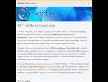 Tablet Screenshot of analiseinformatica.webnode.com.br