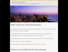 Tablet Screenshot of litoralsulimoveis.webnode.com.br