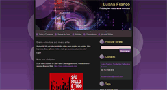 Desktop Screenshot of luanafrancoproducoes.webnode.com.br