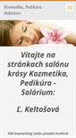 Mobile Screenshot of kozmetika-keltosova.webnode.sk