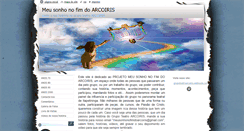 Desktop Screenshot of meusonhonofimdoarcoiris.webnode.com.br
