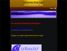 Tablet Screenshot of lkcigel.webnode.sk