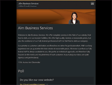 Tablet Screenshot of almbusinessservices.webnode.com