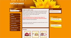 Desktop Screenshot of hackovanie.webnode.sk