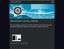 Tablet Screenshot of mb-electronica.webnode.com