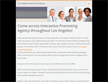 Tablet Screenshot of los-angeles-interactive-agency.webnode.com