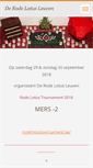 Mobile Screenshot of derodelotusleuven.webnode.com