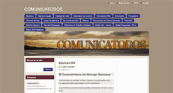 Desktop Screenshot of comunicatodos.webnode.es