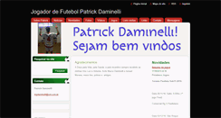 Desktop Screenshot of patrickdaminellifutebol.webnode.com.br
