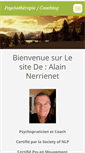 Mobile Screenshot of coaching-therapie-nimes.webnode.fr
