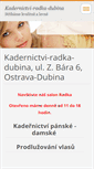 Mobile Screenshot of kadernictvi-radka-dubina.webnode.cz