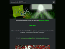 Tablet Screenshot of bde-egc-tarbes.webnode.com
