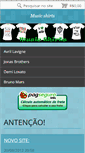 Mobile Screenshot of musicshirts.webnode.com.br
