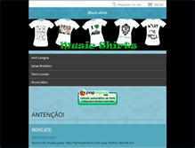 Tablet Screenshot of musicshirts.webnode.com.br