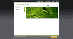 Desktop Screenshot of leciverostliny.webnode.cz
