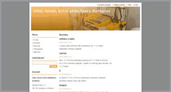 Desktop Screenshot of orl-komarov.webnode.cz