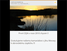 Tablet Screenshot of cejnklubbrno.webnode.cz