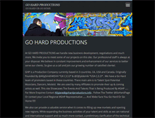 Tablet Screenshot of gohardproductions.webnode.com