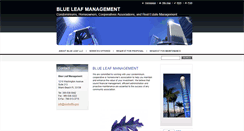 Desktop Screenshot of blueleafllc.webnode.com