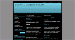 Desktop Screenshot of igrejacristaevangelicarenovada.webnode.com.br