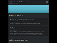 Tablet Screenshot of igrejacristaevangelicarenovada.webnode.com.br