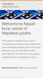 Mobile Screenshot of nepalikura.webnode.com