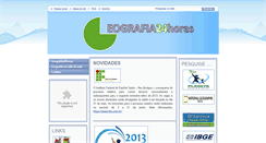 Desktop Screenshot of geografia24horas.webnode.com.br