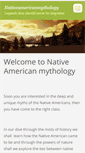 Mobile Screenshot of nativeamericanmythology.webnode.com